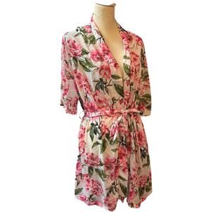 Show Me Your MuMu Robe, One Size, Floral, Silky Kimono Style